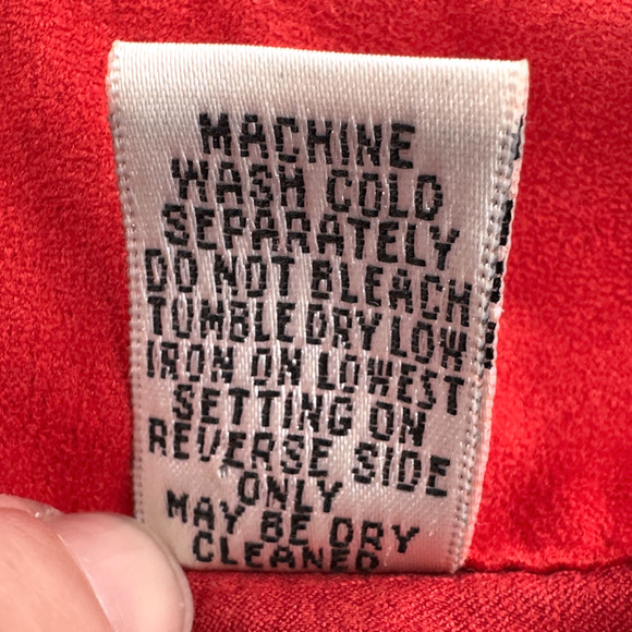 Chico's Design Dark Orange Button Up Chest Pockets‎ Shacket Jacket Size Large - Picture 5 of 7